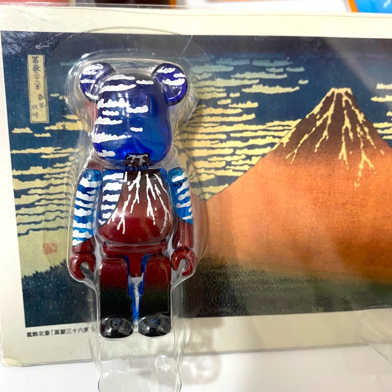 ►現貨 全新未拆◀ Be@rbrick 赤富士 100% 富士山 浮世繪