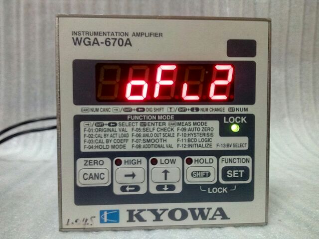 🌞二手現貨 共和 KYOWA 信號放大器 WGA-670B WGA-670B-0 + 固定架 工業用應變感測器指示器