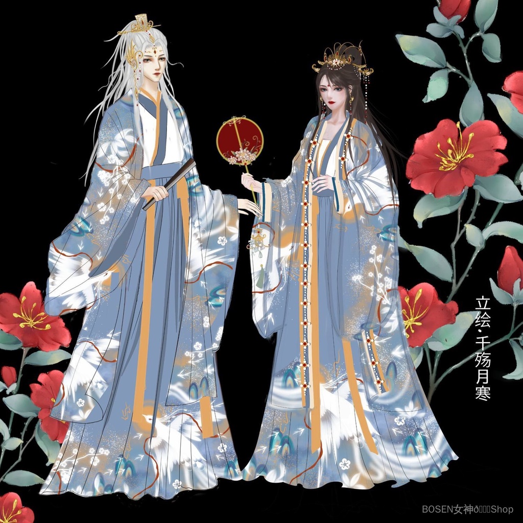 古裝漢服 漢服女 原創[青鸞]漢服魏晉風男女同款大袖衫交領齊腰襦裙日常套裝 | 蝦皮購物