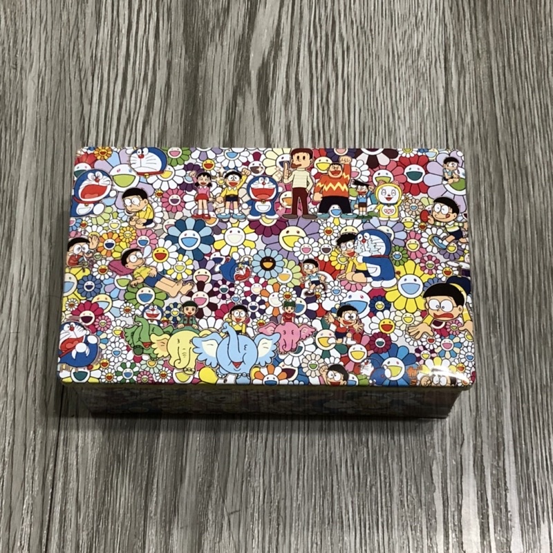 哆啦A夢x村上隆聯名款餅乾鐵盒DORAEMON x TAKASHI MURAKAMI | 蝦皮購物