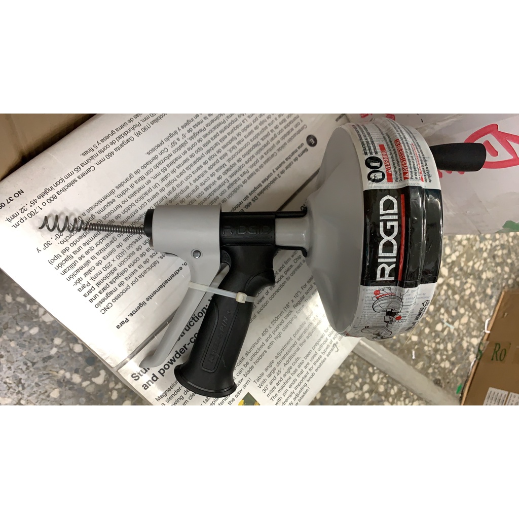 美國里奇 RIDGID KWIKSPIN 通送索排水通管器 快剋通管器 通水管機 廚房 水管堵塞 蝦皮購物