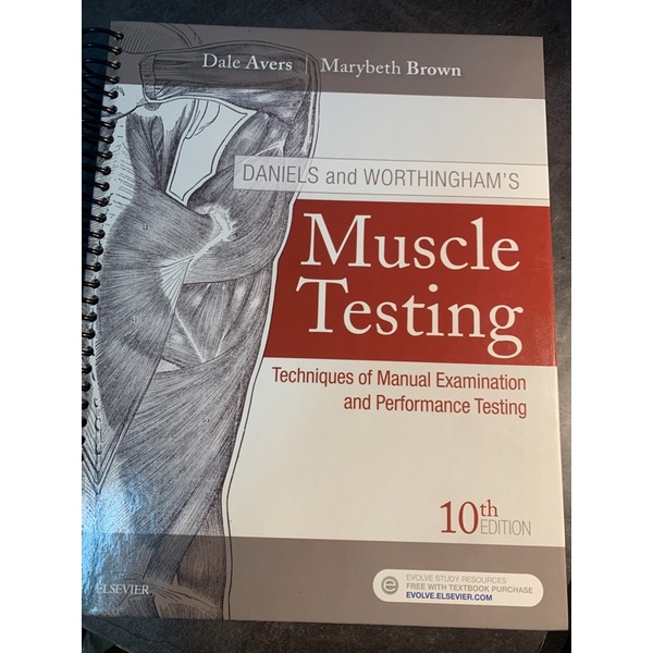 二手MMT-Daniels and Worthingham's Muscle Testing 10th二手 物理治療 | 蝦皮購物