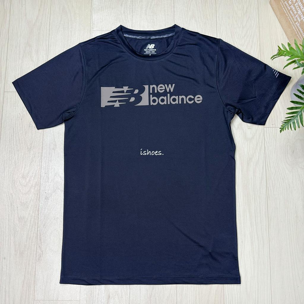 現貨iShoes正品New Balance 男款短袖上衣短T T恤NB 上著衣服AMT31074BK