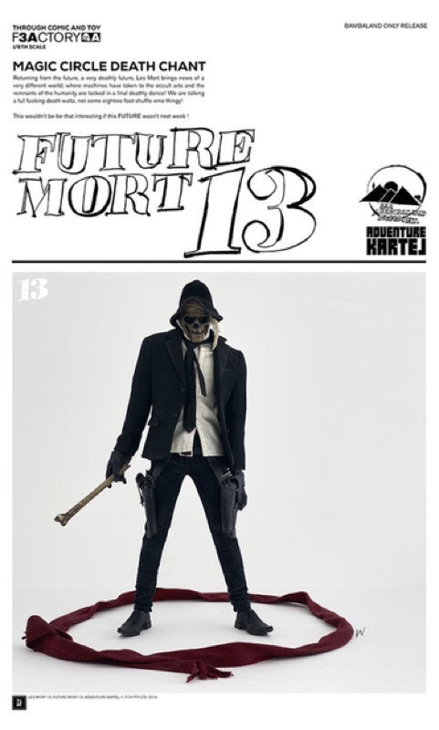 Threea 3A Future Mort 13 12吋最終會員版TK骷髏頭西裝大衣版