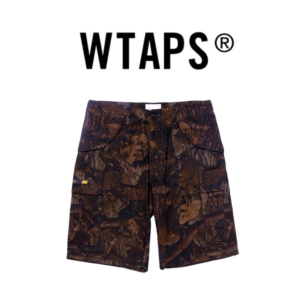 WTAPS CARGO SHORTS COTTON RIPSTOP CAMO-