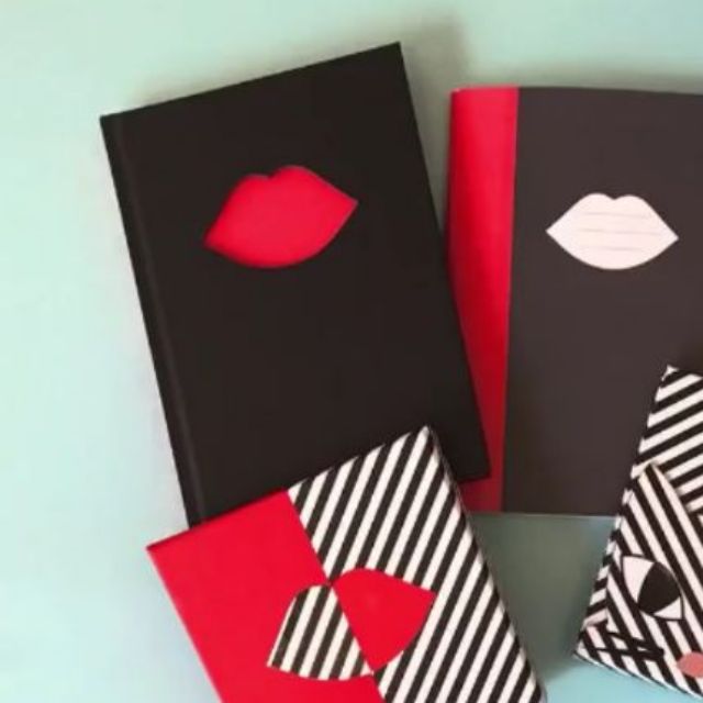 ☆現貨☆【LULU GUINNESS】Slimline Notebook 精緻唇形筆記本 | 蝦皮購物