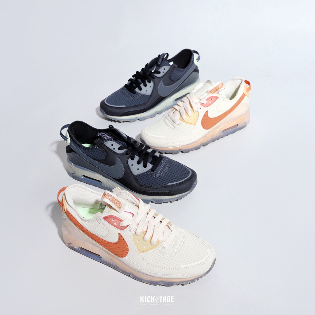 NIKE AIR MAX TERRASCAPE 90 沙橘色黑綠色抗撕裂氣墊【DH2973-200