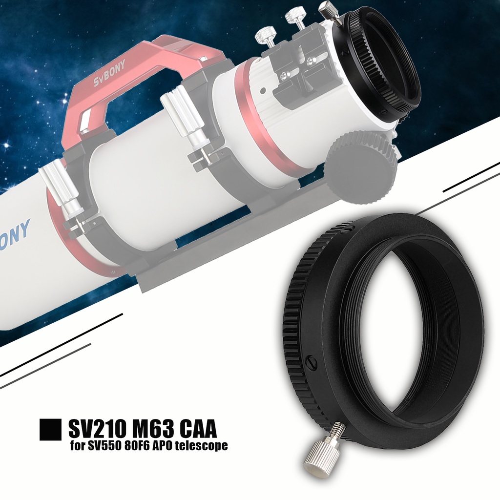 Svbony SV210 相機角度調節器 M63 螺紋 CAA 360度迴旋器 用於 SV550 天文望遠鏡 | 蝦皮購物