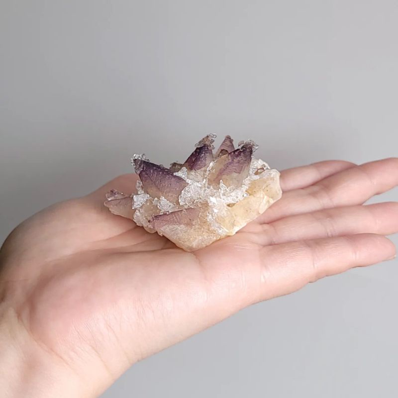 90水晶花園－礦晶－貴州方解石釔螢石石膏| 蝦皮購物