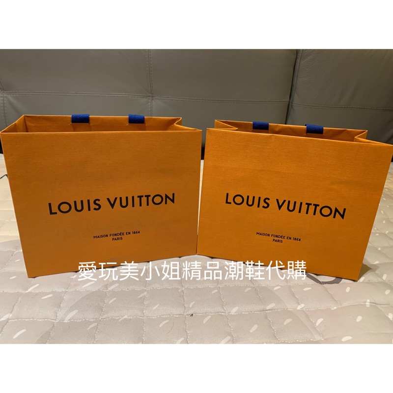 LOUIS VUITTON LV紙袋尺寸約18.5*22.5*12 | 蝦皮購物