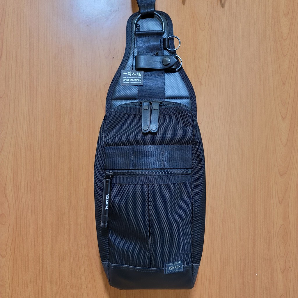 PORTER HEAT SLING SHOULDER BAG 日本吉田黑色斜背包