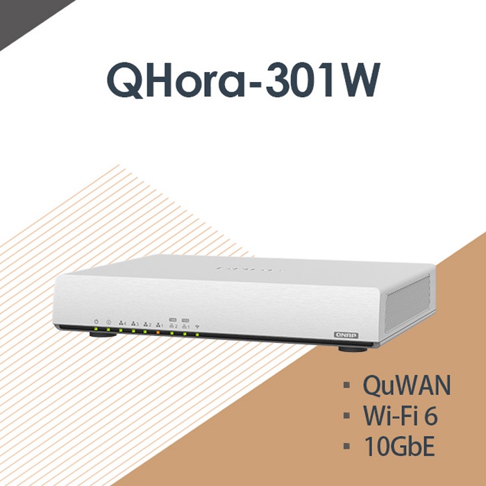 【領券再折】全新代理公司貨 QNAP QHora-301W 新世代Wi-Fi 6 雙10GbE SD-WAN 無線路由器 | 蝦皮購物