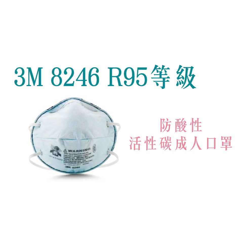3M 8246 R95防酸性氣體口罩／3M 9913 GP1活性碳口罩【伊豆無塵室耗材】 | 蝦皮購物