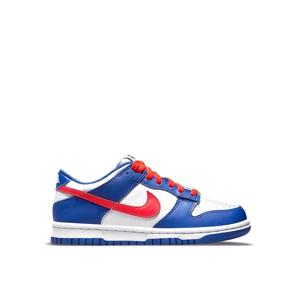 NIKE 女鞋DUNK LOW GS ROYAL RED 白藍黑橘紅【A-KAY0】【CW1590-104