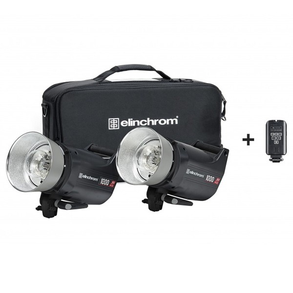 Elinchrom Kit ELC Pro HD 1000 avec Parapluies, Skyport et Sac Location