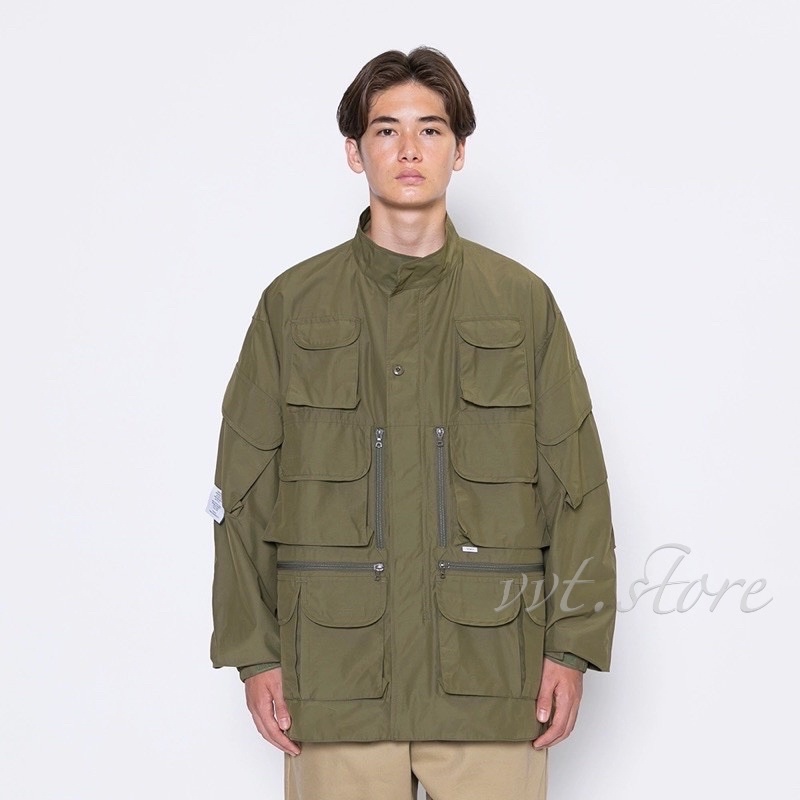 WTAPS 20AW MODULAR / JACKET / NYCO. TUSSAH 十袋外套襯衫| 蝦皮購物