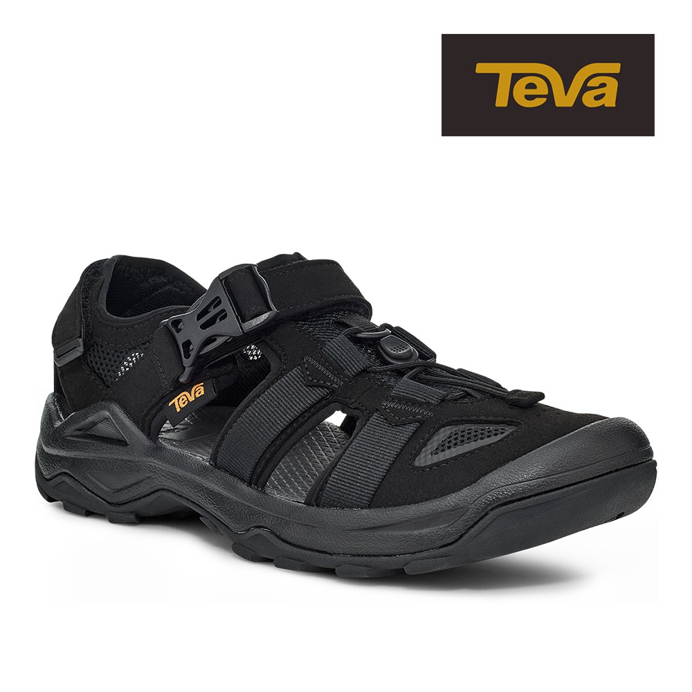 【TEVA】男 Omnium Faux Suede 護趾水陸機能涼鞋/雨鞋/水鞋-黑色 (原廠現貨)