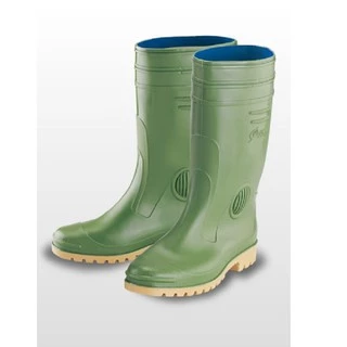 騰隆雨衣鞋行- 皇力牌 高級全長雙色雨鞋(綠色)