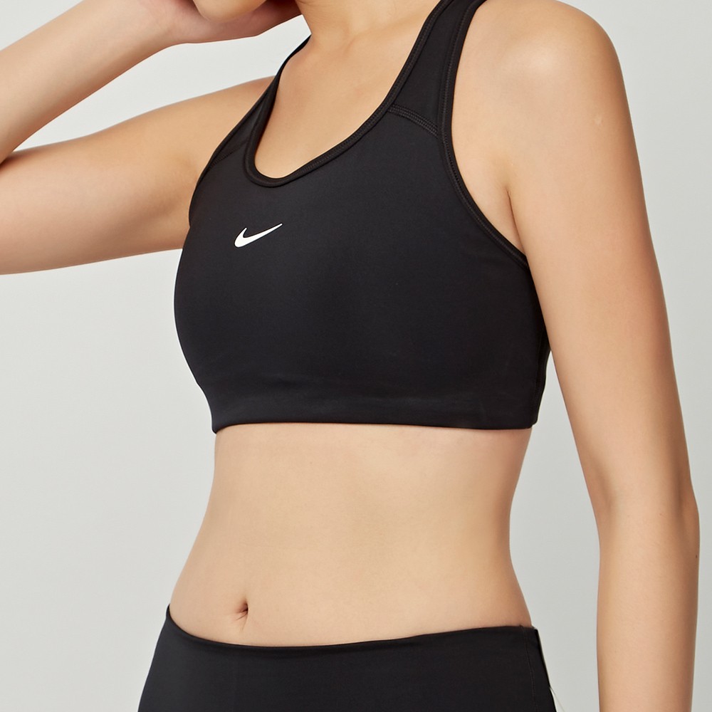 Nike swoosh bra pad 女款黑色中度支撐跑步健身運動內衣BV3637-010