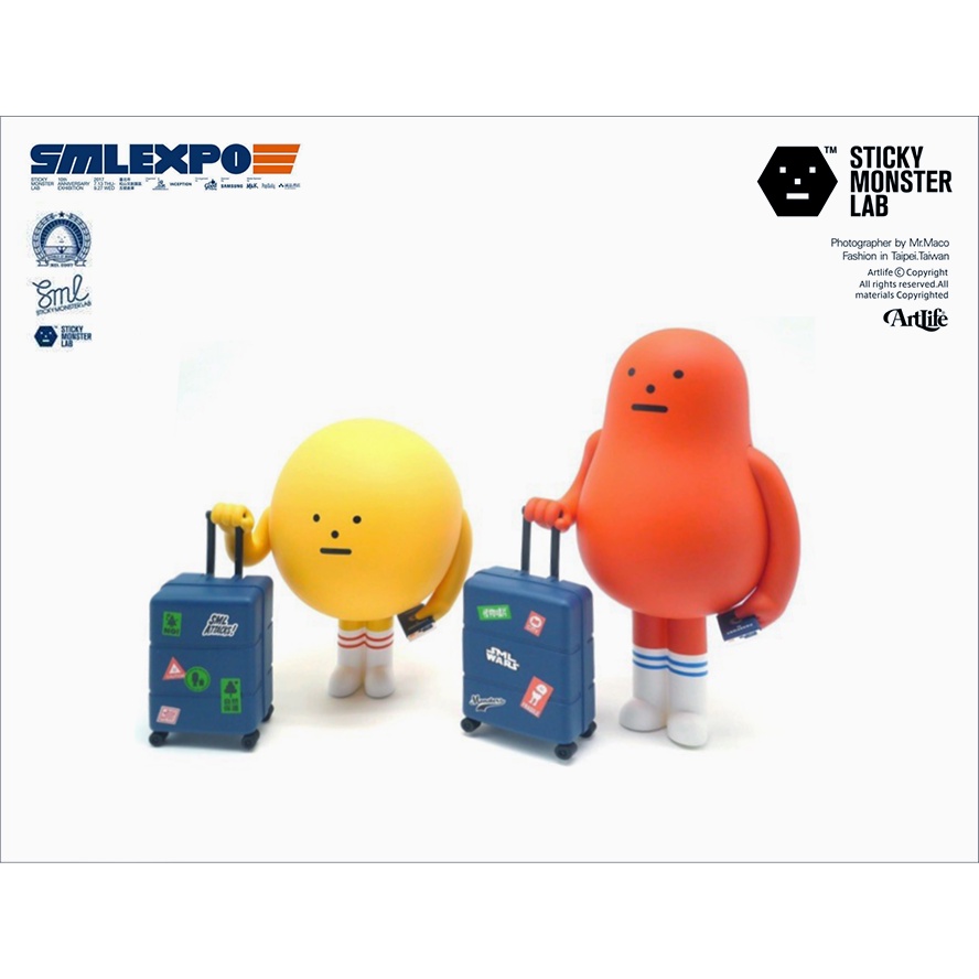 ArtLife @ SML EXPO STICKY MONSTER LAB 10TH 台灣展場限定 韓國 設計師公仔 | 蝦皮購物