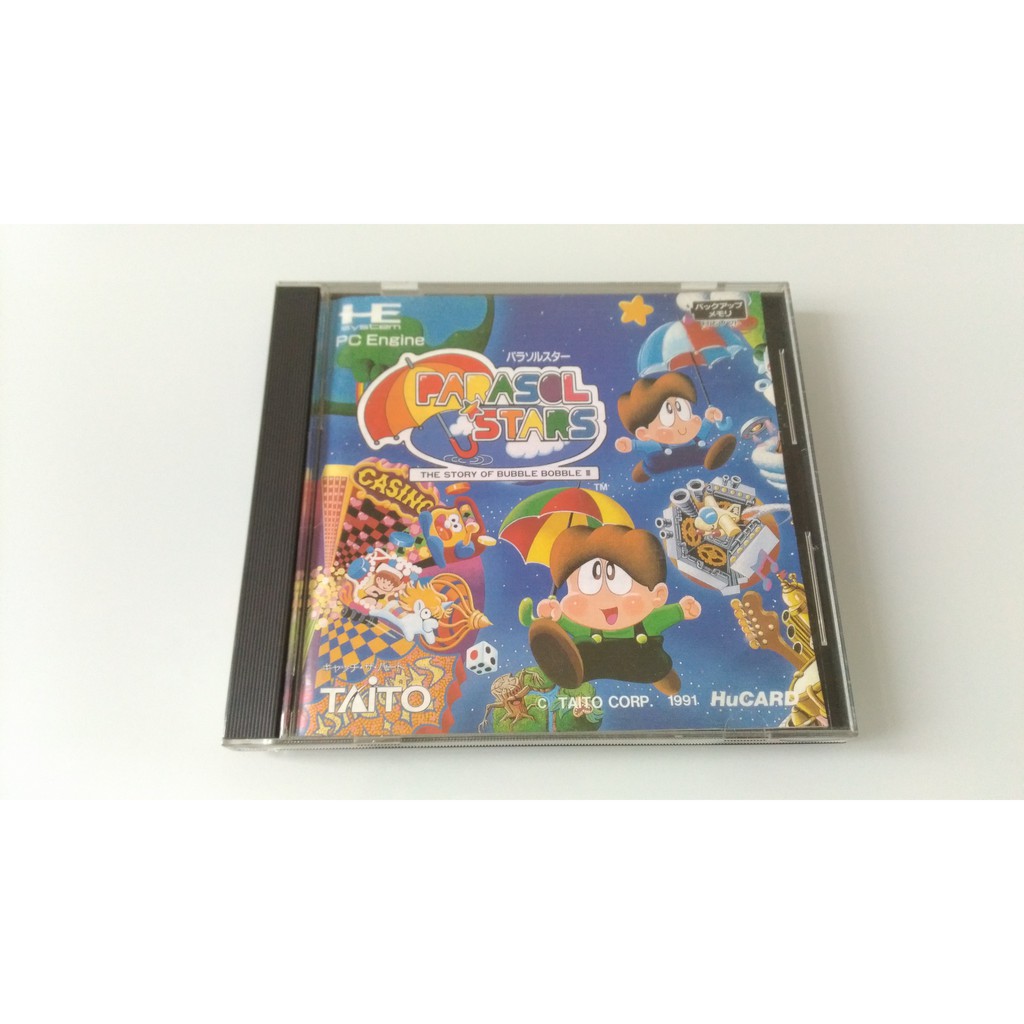 PC Engine PCE Parasol Stars 陽傘星 (彩虹島) Hu-Card 稀有片 | 蝦皮購物