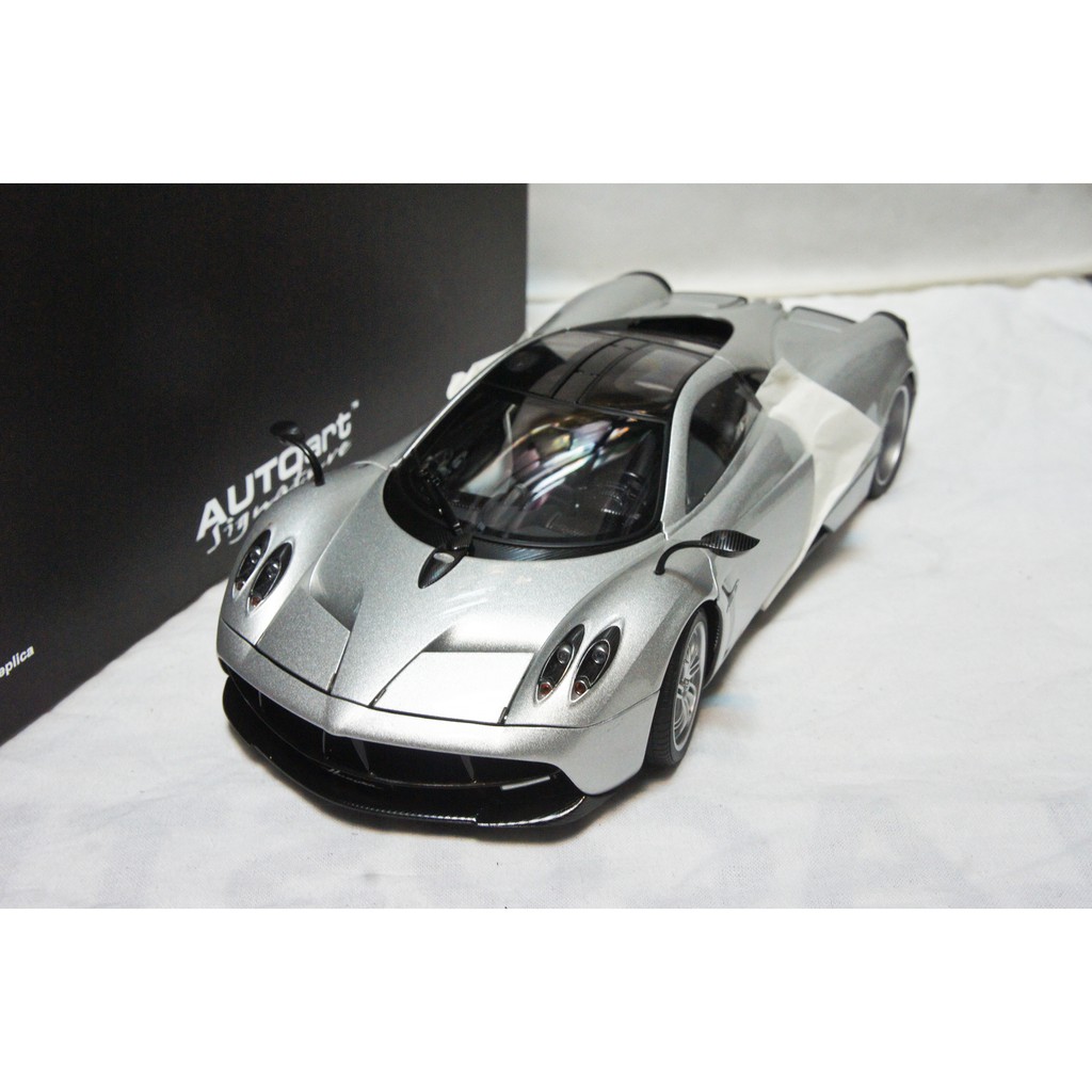 稀有現貨】1:18 AUTOart Pagani Huayra 2011 銀色※全可開※ | 蝦皮購物