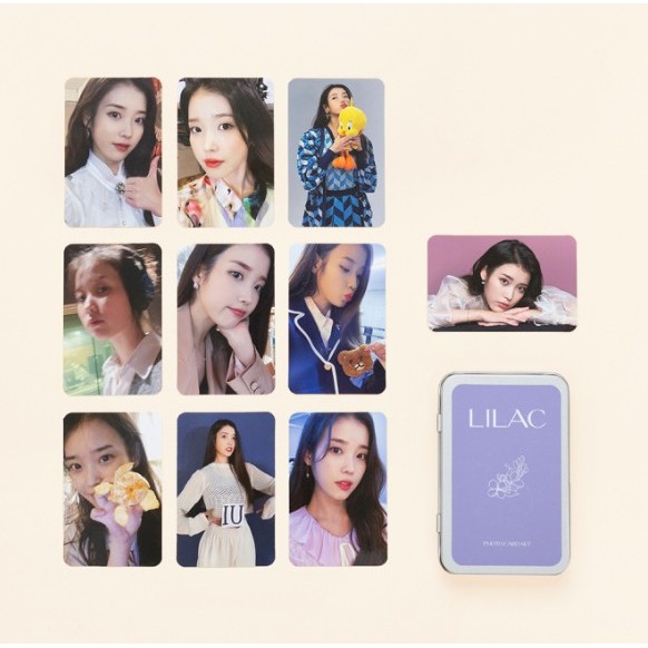 現貨☆ IU LILAC 鐵盒小卡組李知恩週邊卡冊A 卡冊B 限量韓國官方