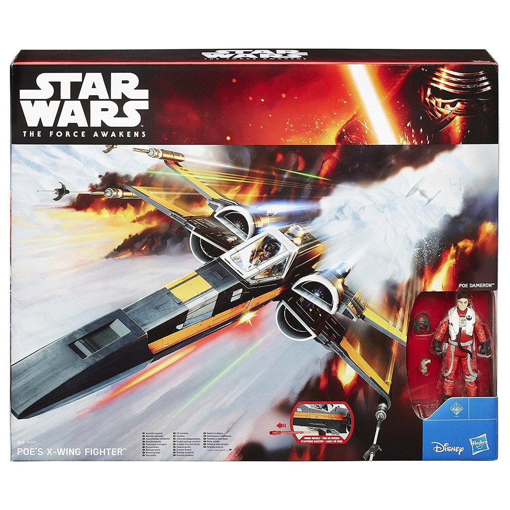 星際大戰電影7 STAR WARS 3.75吋交通工具組等級III X-Wing 黑色限定版