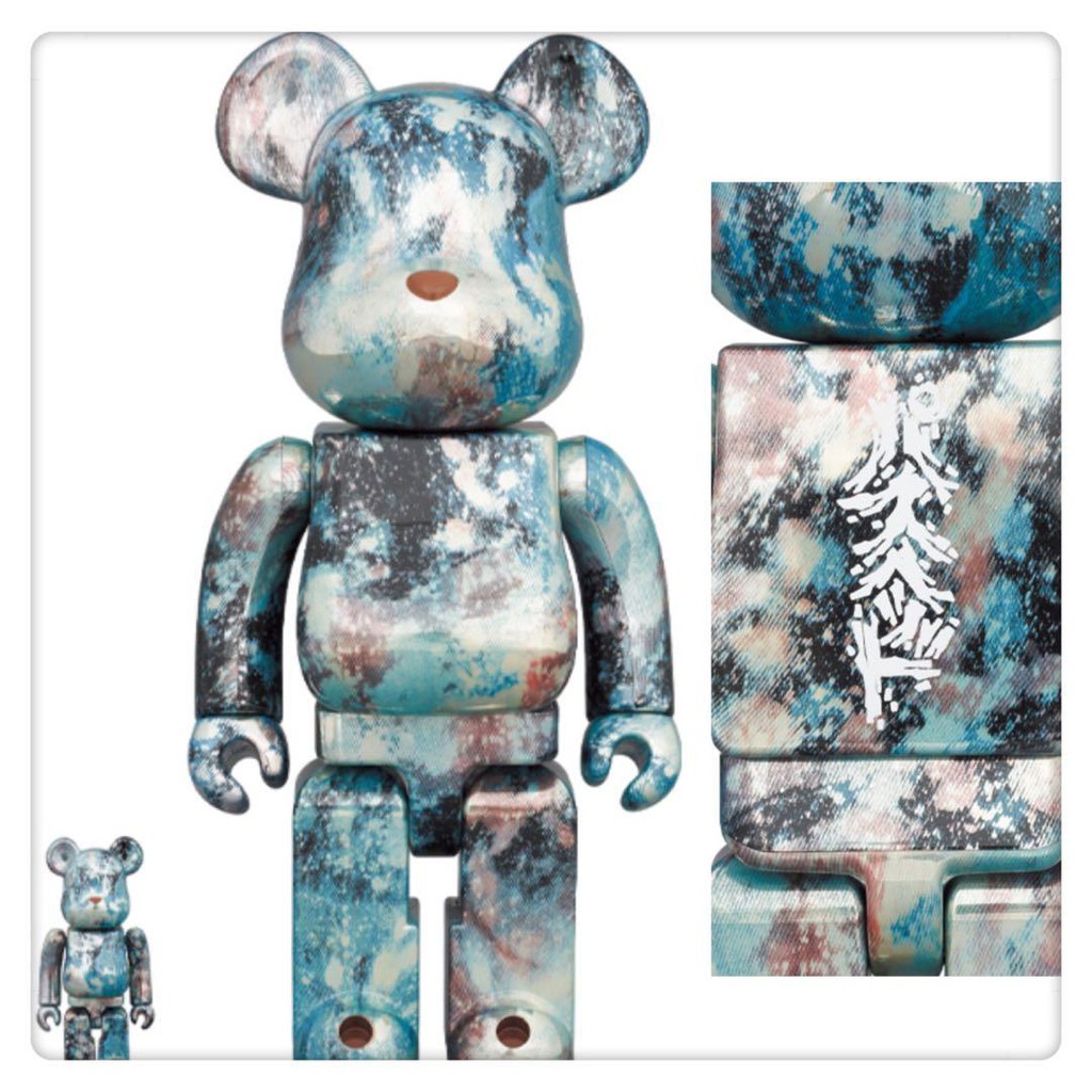 ►現貨 全新未拆◀ be@rbrick 大理石400% 500% Pushead #5