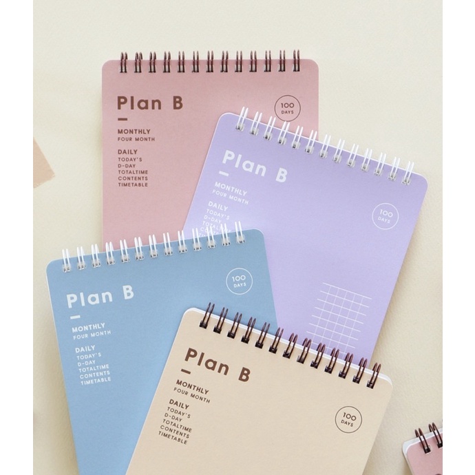 （現貨）韓國7321 design study planner Plan B ver2 讀書計畫本/線圈筆記本 | 蝦皮購物