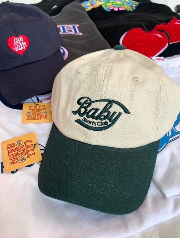 [CALL ME BABY] 韓国☆Baby Ball Cap 全2色 CALL ME BABY] 韓国☆Baby Ball Cap 全2色 (Call Me Baby