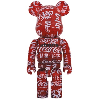 【ZAjapan】日本代購 BE@RBRICK atmos Coca-Cola CLEAR RED 1000％ 可口可樂