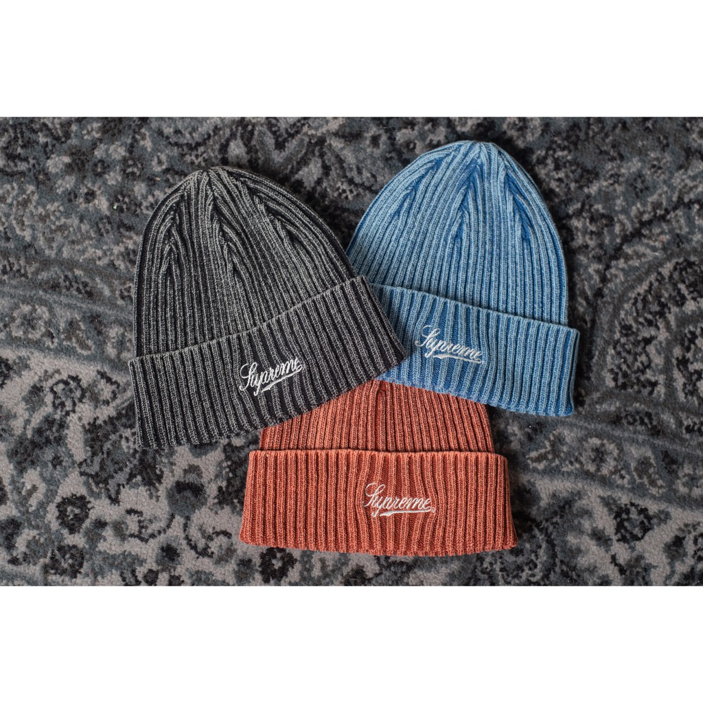 Definite』Supreme Bleached Rib Beanie 現貨三色| 蝦皮購物