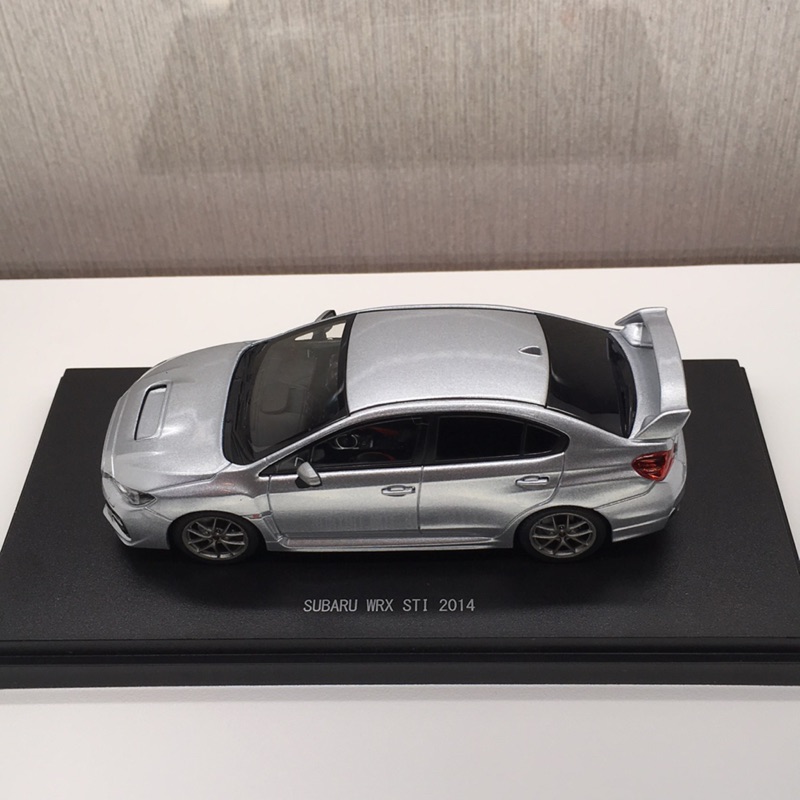 名車館EBBRO 1:43比例45310 Subaru WRX STI 2014 Silver | 蝦皮購物