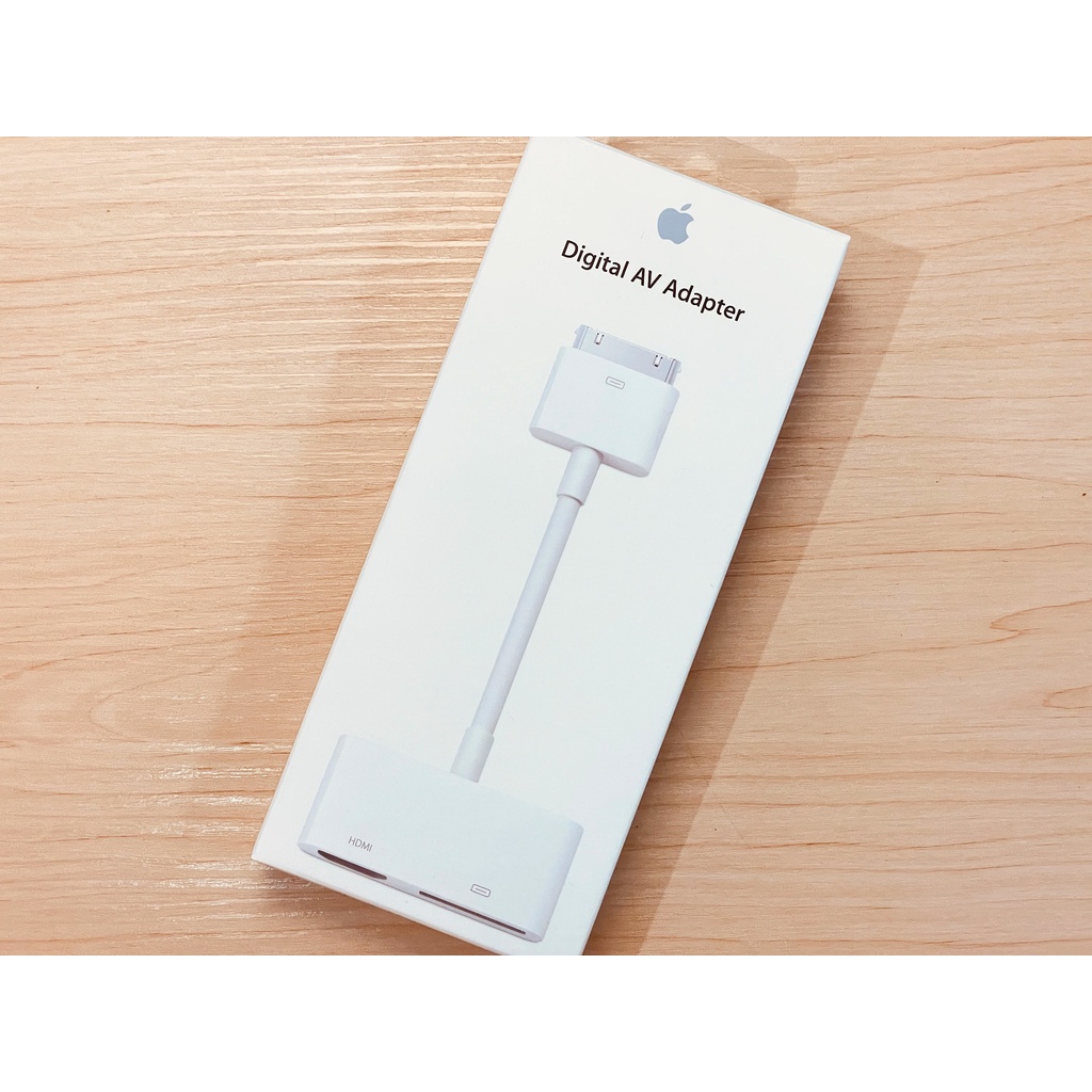 台灣公司貨】APPLE 蘋果原廠30-pin Digital AV Adapter 轉接器A1422