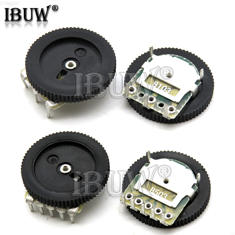 10pcs 雙齒輪調諧電位器 B102 B103 B203 B503 B1K B10K B20K B50K 3Pin 5 | 蝦皮購物