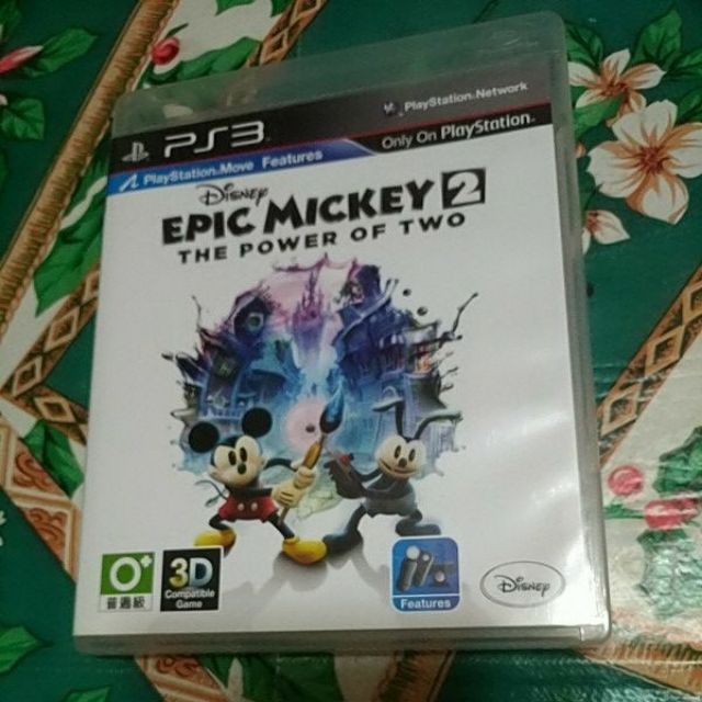 SONY PS3 Disney Epic Mickey 2: The Power of Two 亞英版| 蝦皮購物