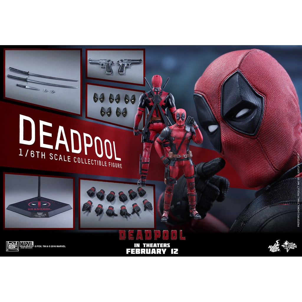 野獸國Hot Toys – MMS347 –《 死侍惡棍英雄》 1/6 比例Deadpool 非