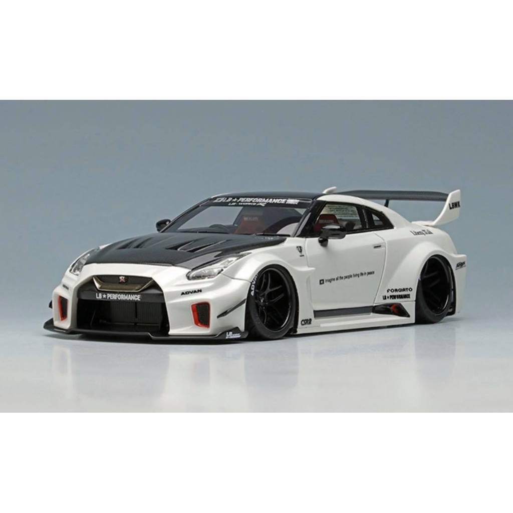 【名車館】MakeUp LB012A LB-Silhouette WORKS GT 35GT-RR 白色 1/43