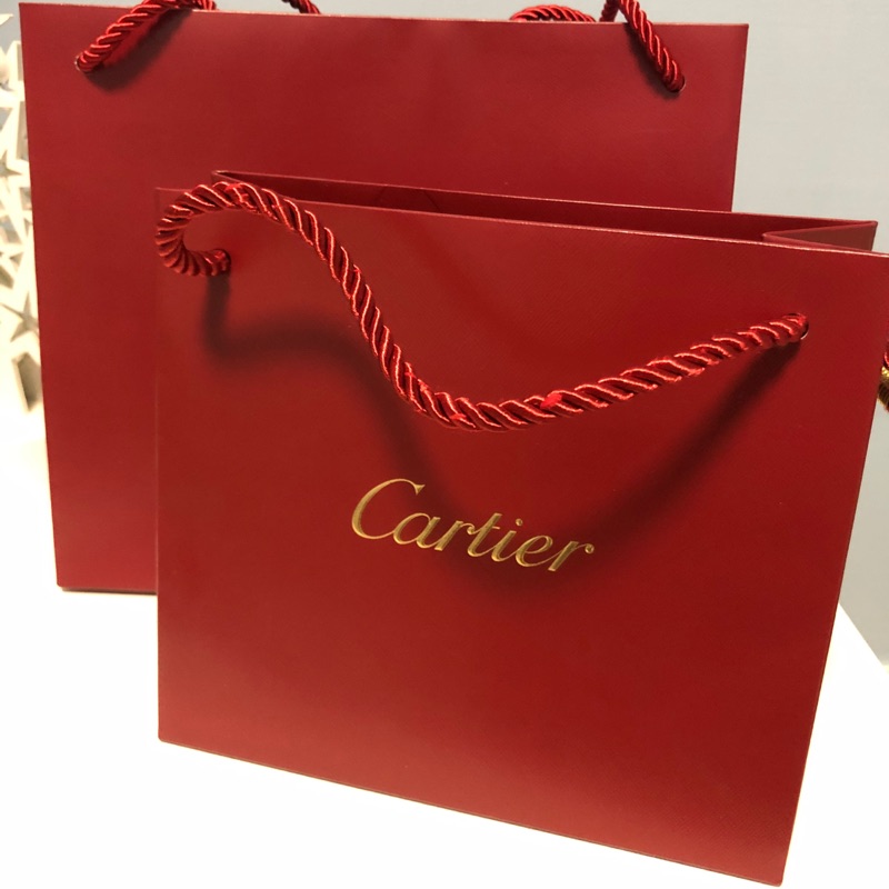 Cartier 卡地亞 經典精緻名牌精品紙袋