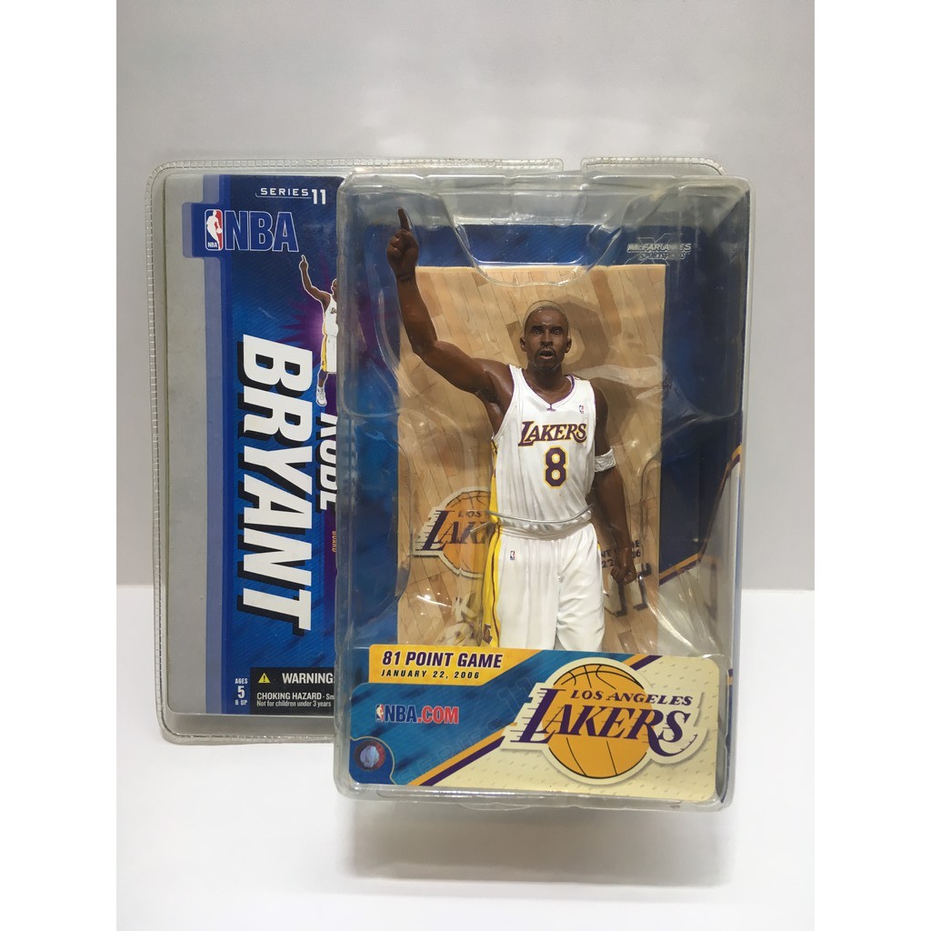 Kobe Bryant 單場81分紀念款湖人隊- 麥法蘭McFarlane / NBA 柯比科比布