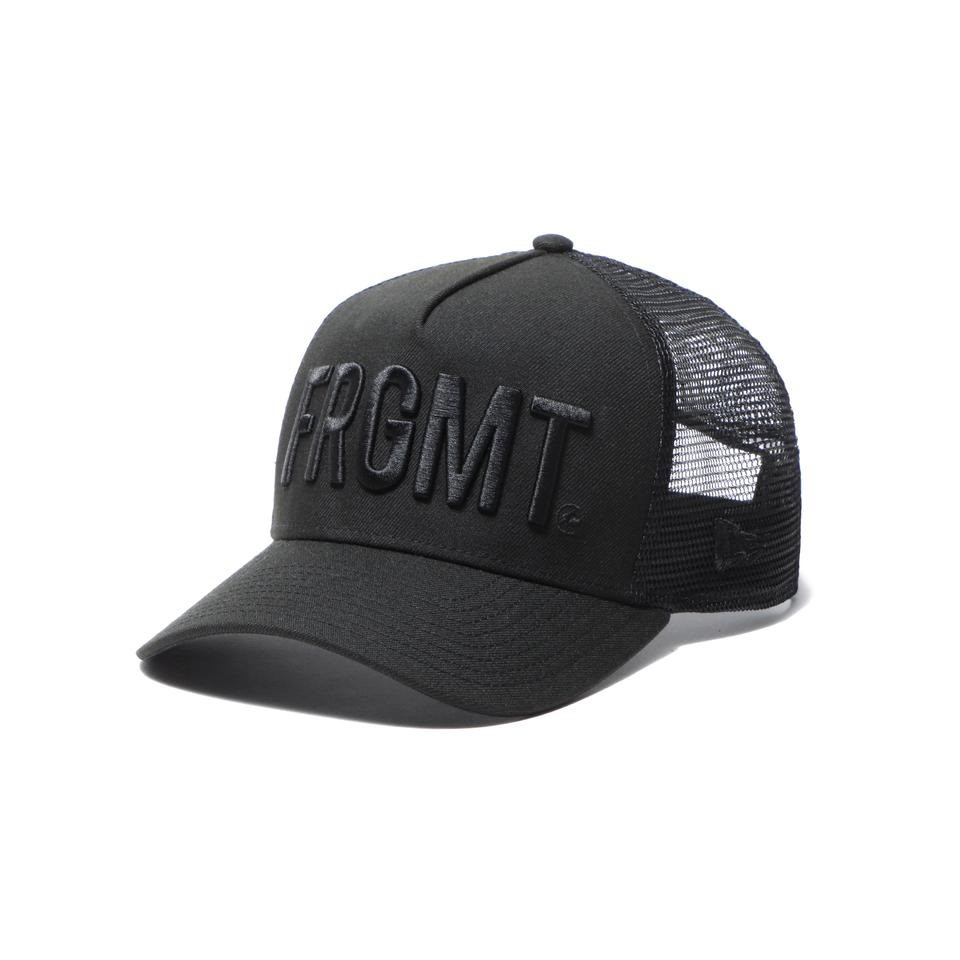 預購11月26號NEW ERA 9FORTY A-Frame FRAGMENT DESIGN FRGMT 黑色網帽