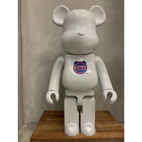 BE@RBRICK 1st MODEL 電鍍珍珠白 WHITE CHROME 1000％