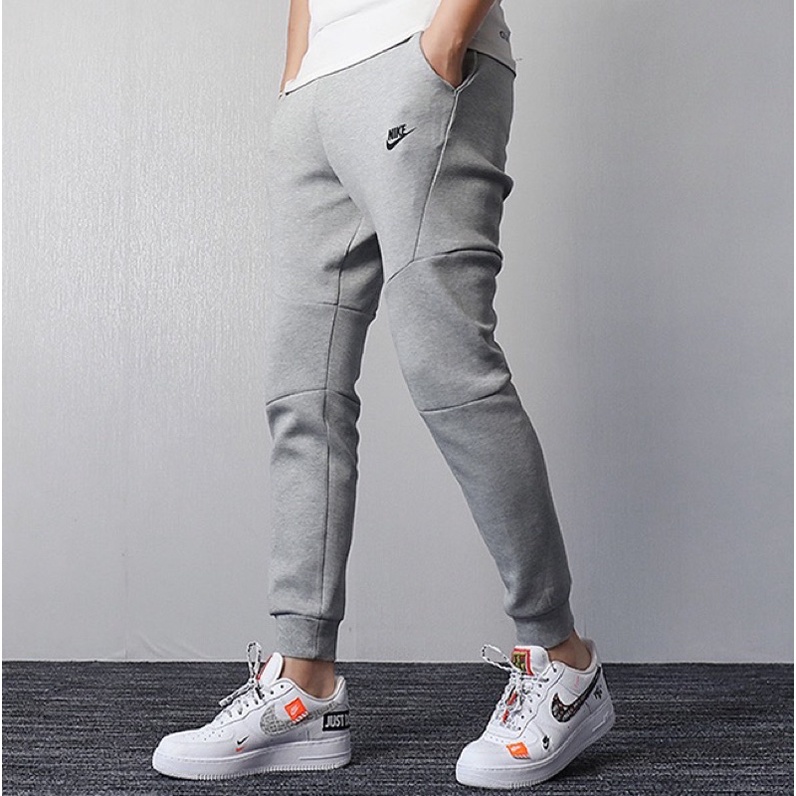 Nike 寬褲Leg Tracksuit Pants 女款灰高腰刷毛棉褲休閒經典褲子DQ5616-063, NIKE