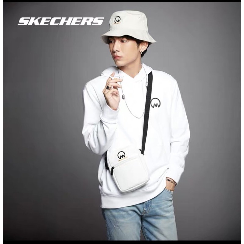 ☀️Mew Suppasit x Skechers 聯名款連帽長䄂上衣帽T | 蝦皮購物