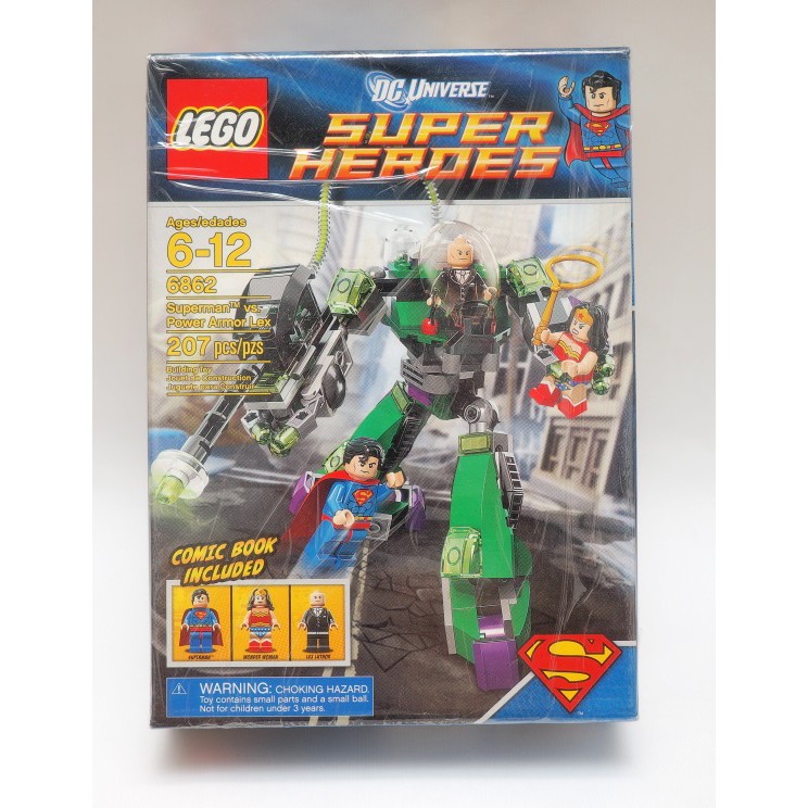 LEGO 樂高6862 DC 超級英雄超人雷克斯路瑟Superman vs Power Armor Lex