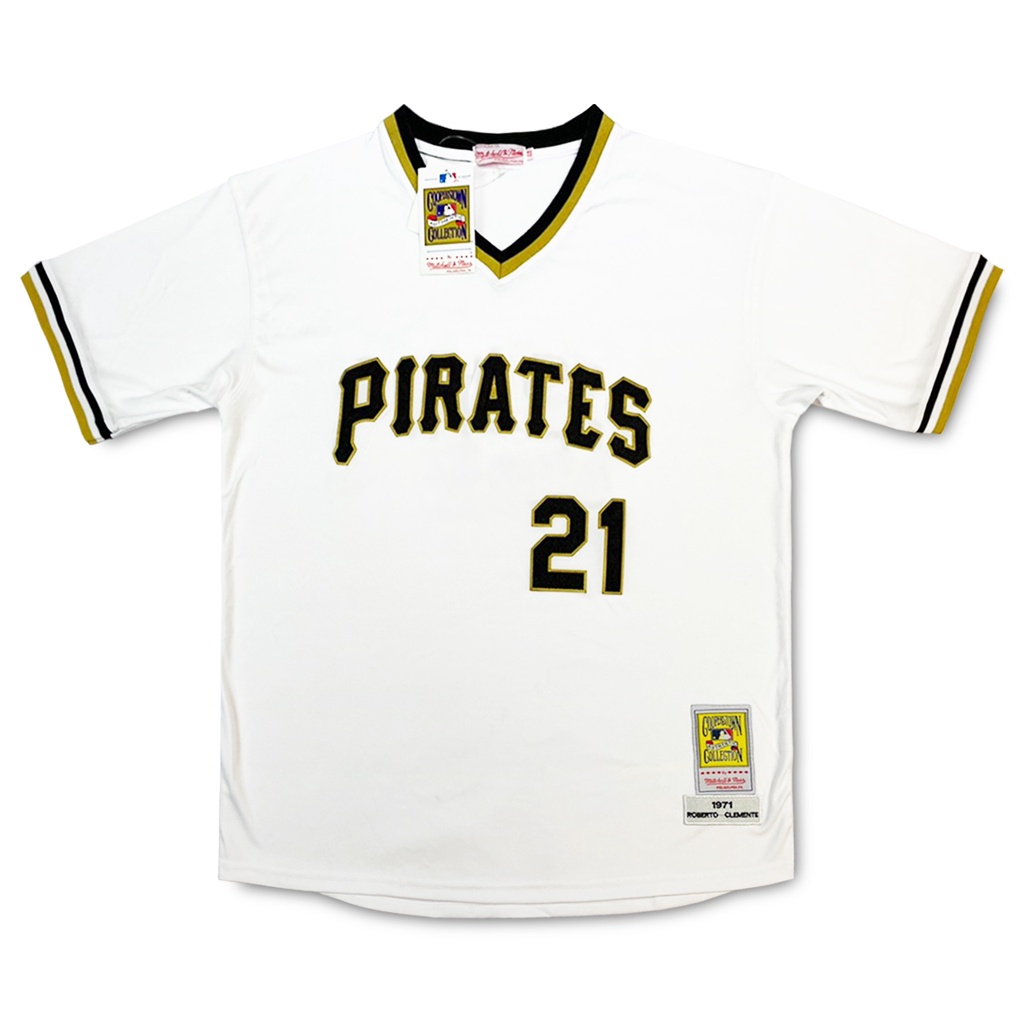 MITCHELL NESS MLB 1960 PITTSBURGH PIRATES ROBERTO CLEMENTE AUTHENTIC JERSEY  3XL