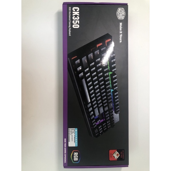 coolermaster 酷碼 CK350 RGB機械鍵盤 紅軸 | 蝦皮購物