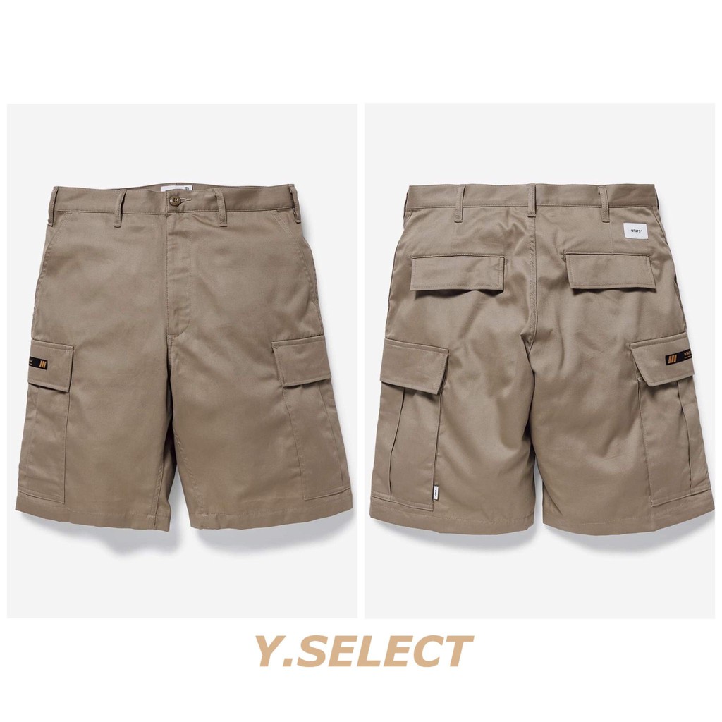 預購賣場」WTAPS 2021 S/S JUNGLE 02 SHORTS 側標六口袋工作褲短褲卡其