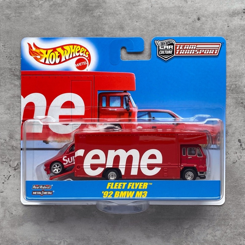 HOTWHEELS 風火輪X SUPREME 聯名限定版汽車文化TEAM TRANSPORT BMW M3